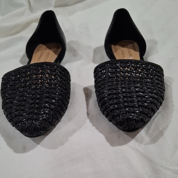 LC Lauren Conrad Women's Black Textured Loafers Size 6 - Picture 5 of 8